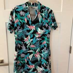 Tommy Bahama Floral Print Moisture Wicking Dress